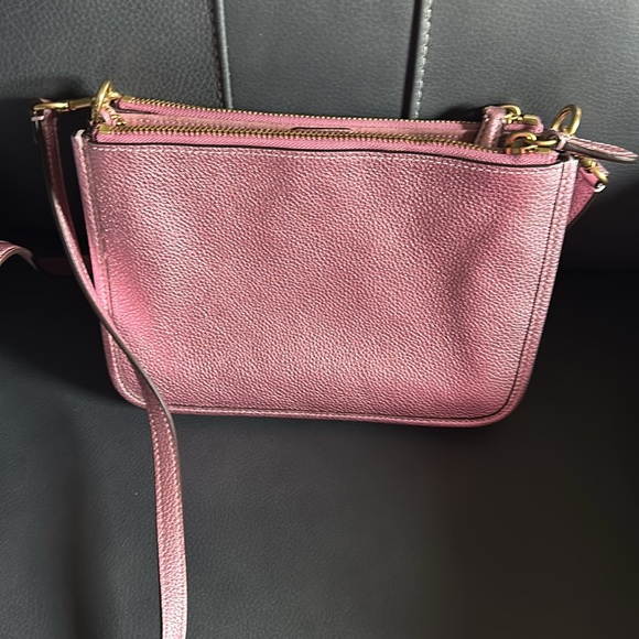 NWIT Pink Coach small crossbody handbag. Original price $288., - Picture 2 of 13
